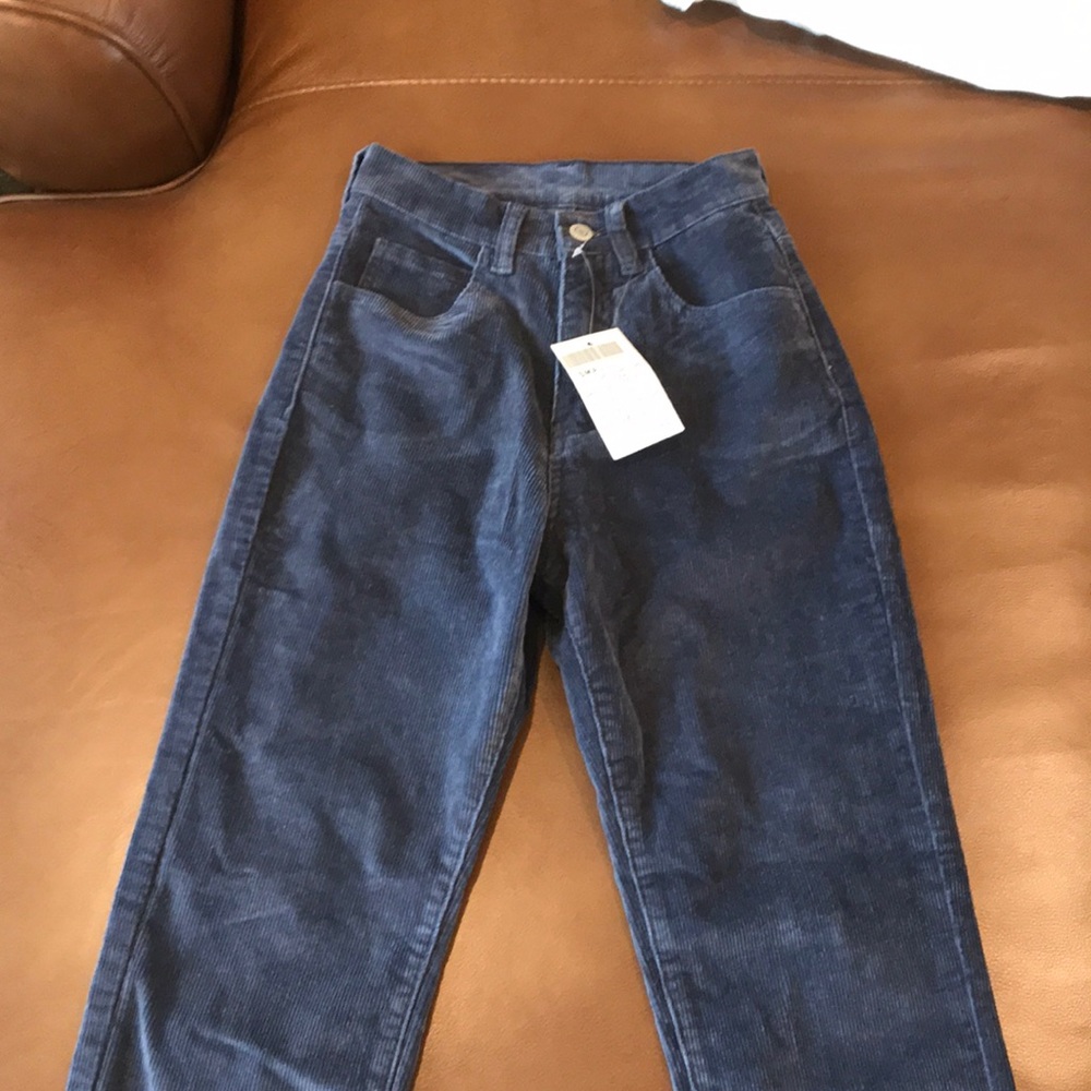 High Waisted corduroy pants